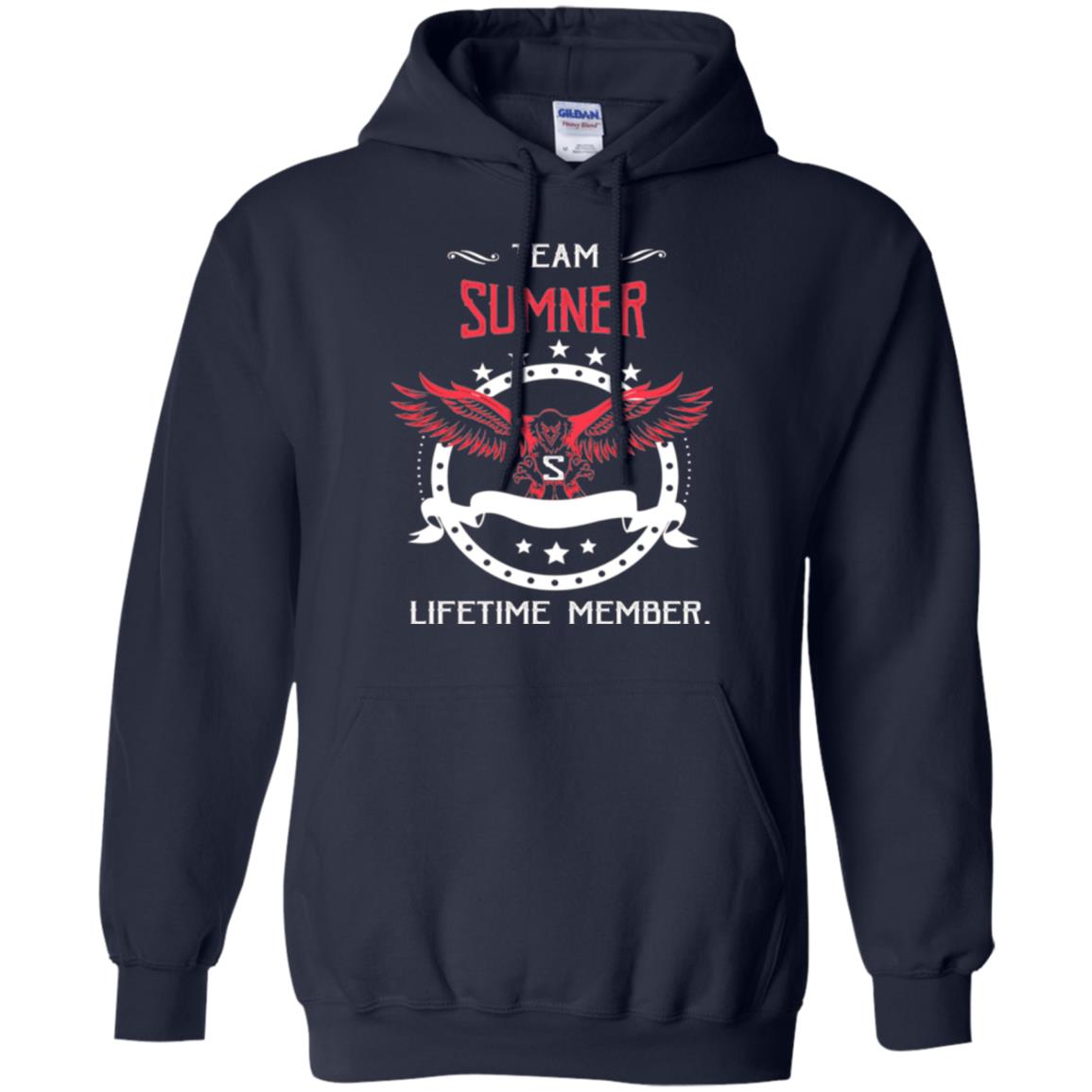Team Sumner Lifetime Member Family T-shirt Navy