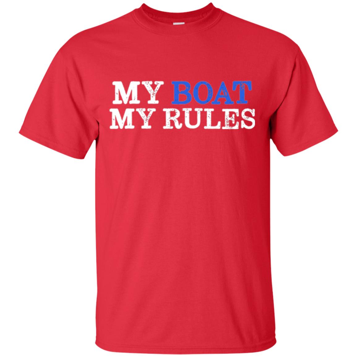 My Boat My Rules T-shirt Red