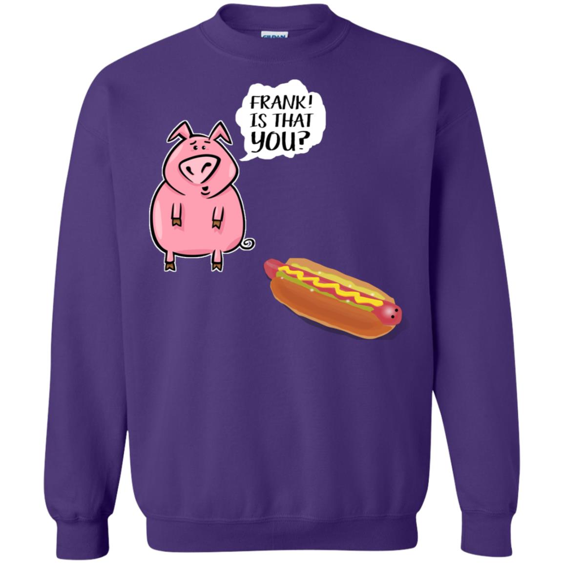 It That You Funning Saying Pig Hotdog Gift Shirt Purple
