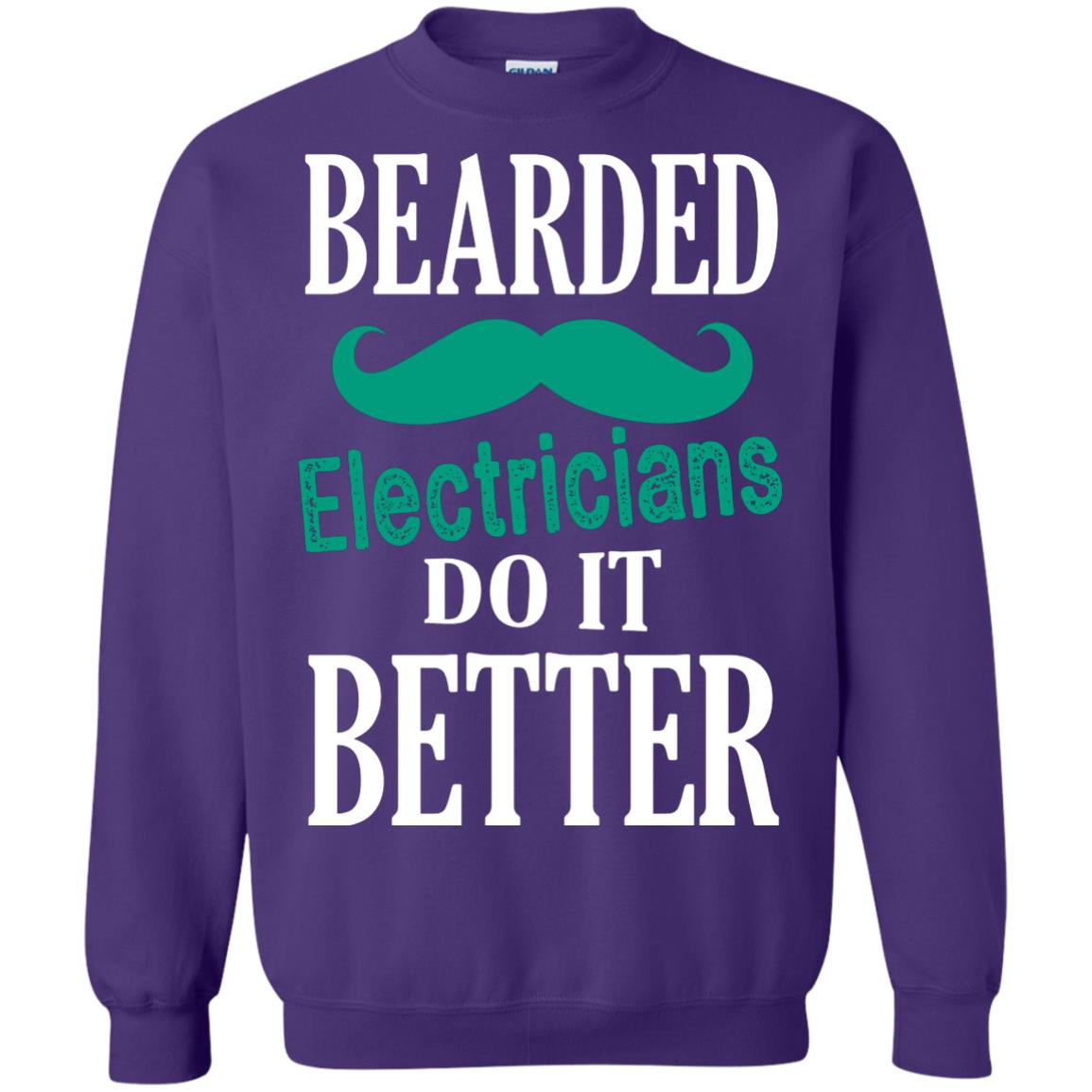 Bearded Electricians Do It Better Best Idea Shirt For Bearded Electricians Purple