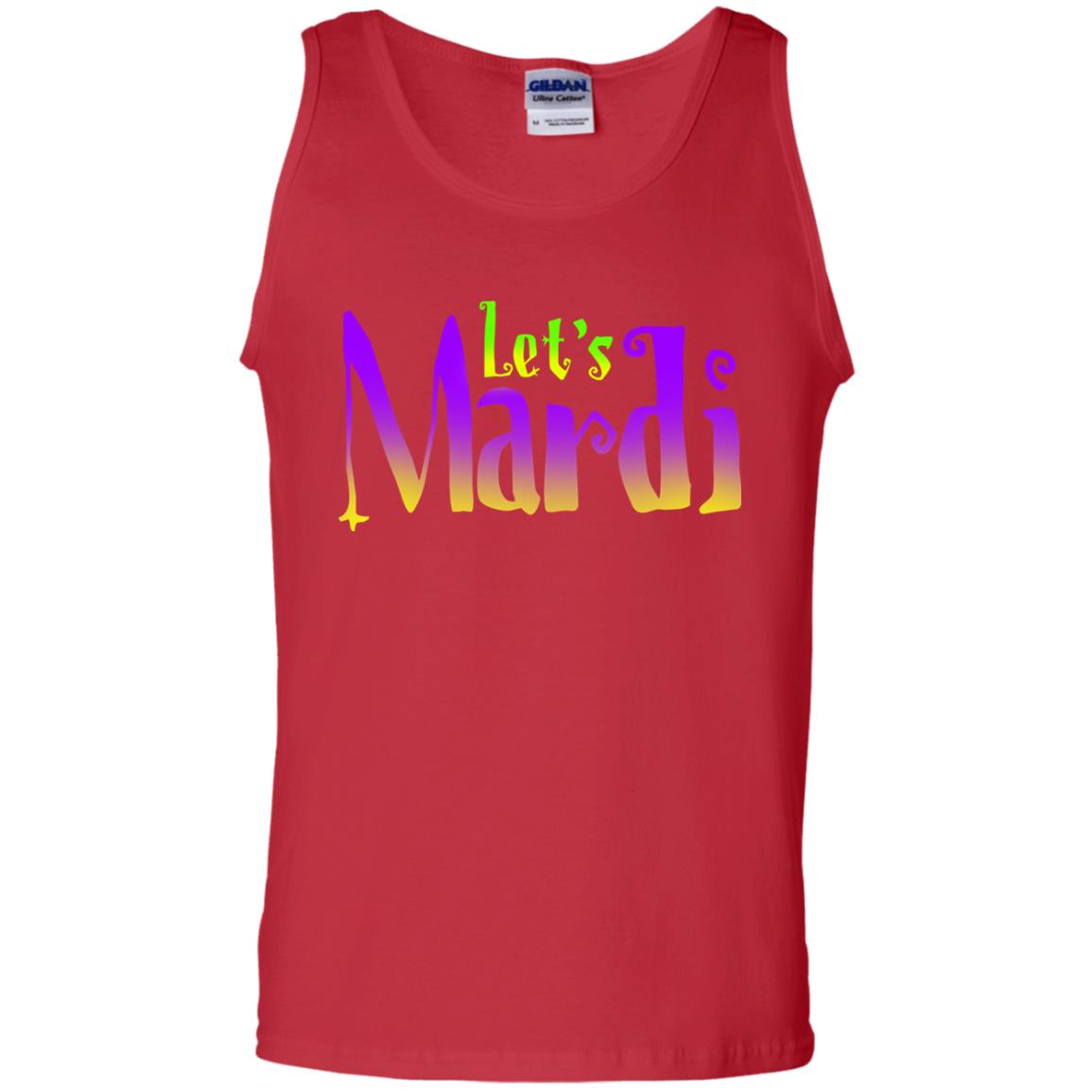Mardi Gras T-shirt Let's Mardi Red