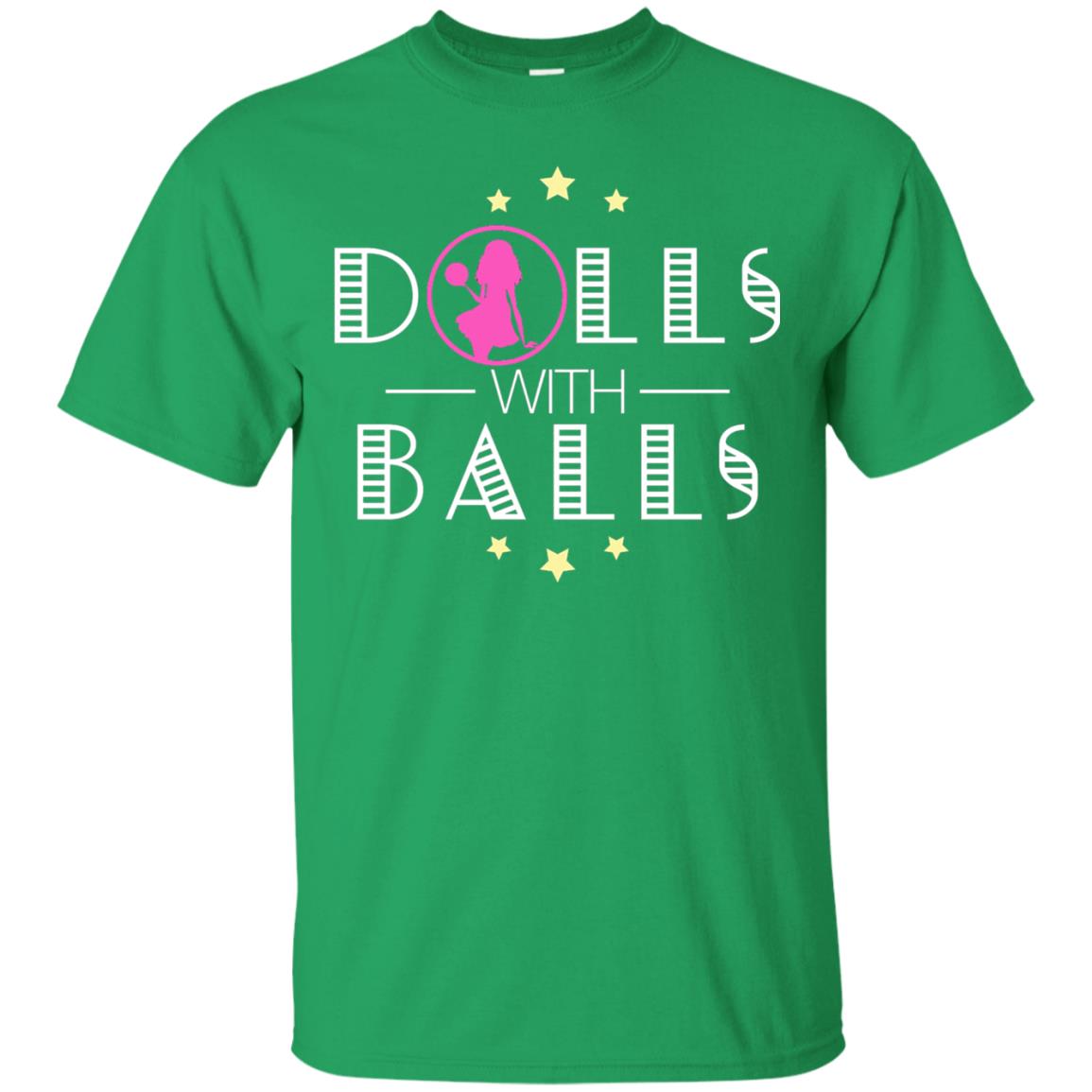 Bowling Lover T-shirt Dolls With Balls T-shirt Irish Green