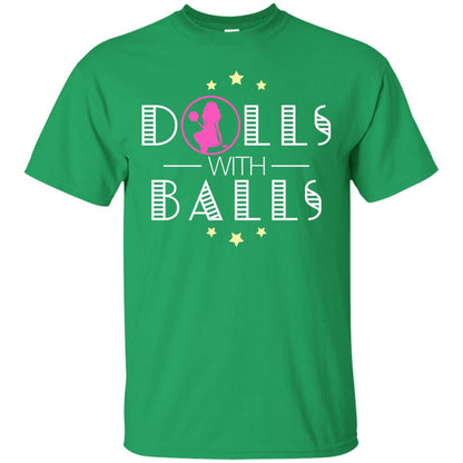 Bowling Lover T-shirt Dolls With Balls T-shirt Irish Green