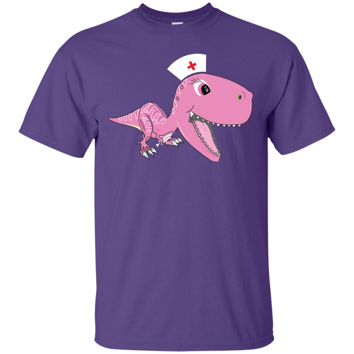 Dinosau-nurse Dinosaurus Nursing Shirt Purple