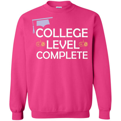 College Level Complete Funny College Graduation Shirt Heliconia