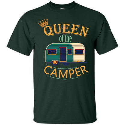 Queen Of The Camper Camping Lover Shirt Forest