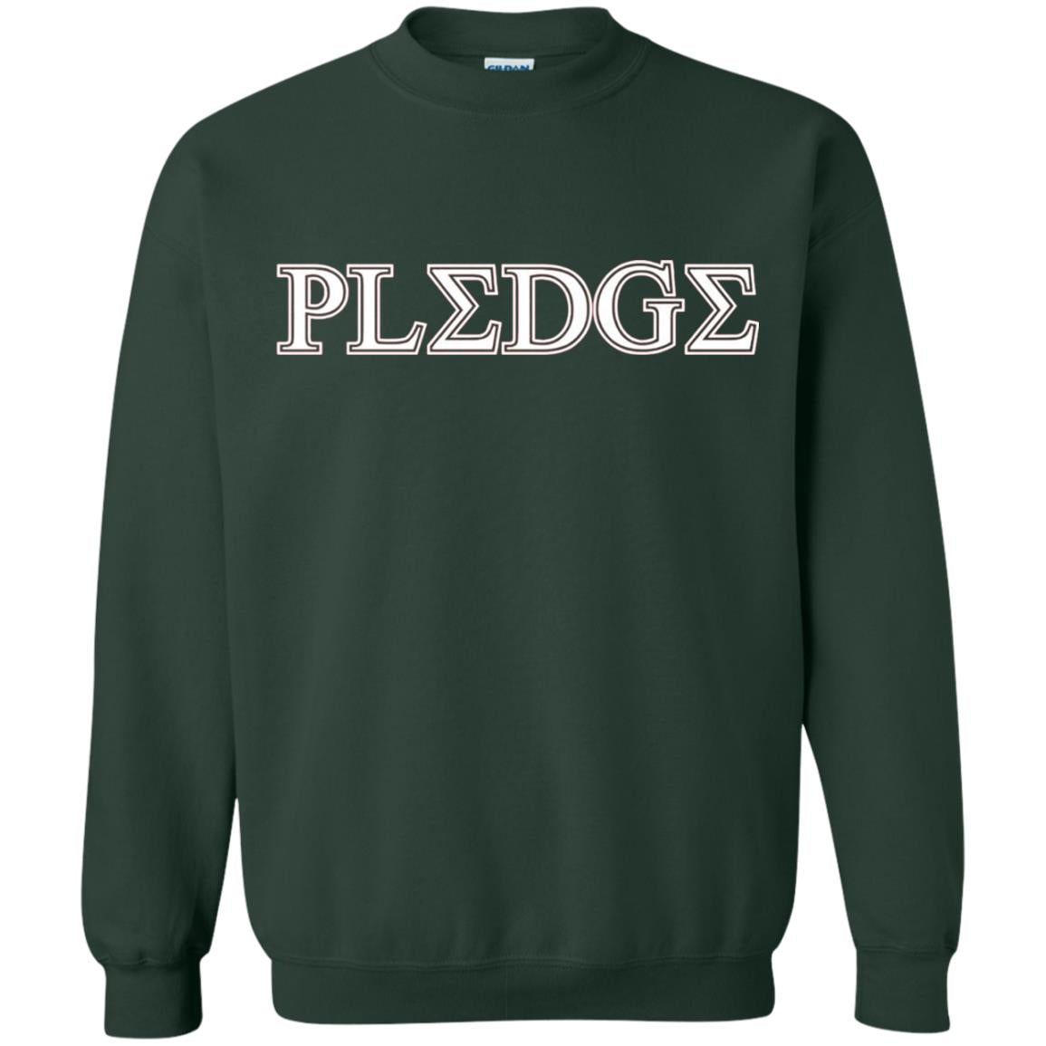 College Greek Life Pledge Fraternity Sorority Rush T-shirt Forest Green