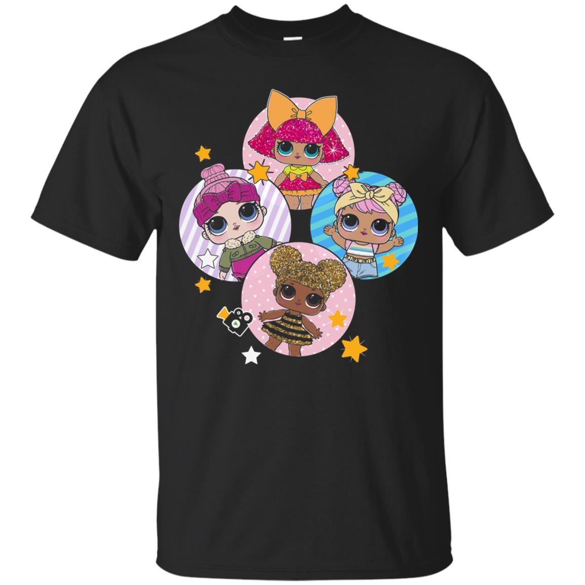 Dolls Lol Birthday #squadgoals Doll Lover T-shirt Black