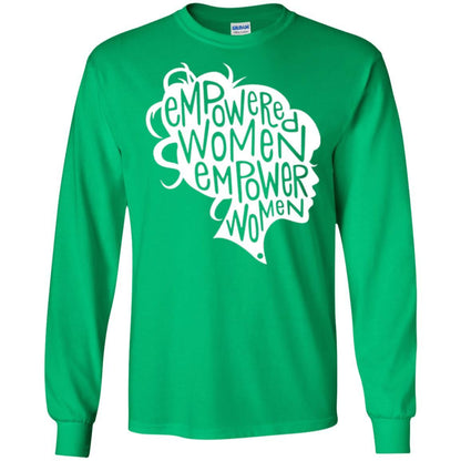 Feminist T-shirt Empowered Women Empower Woman Irish Green