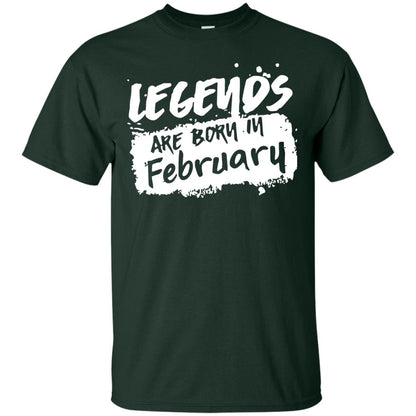 February Birthday Shirt Legends Are Born In February Forest