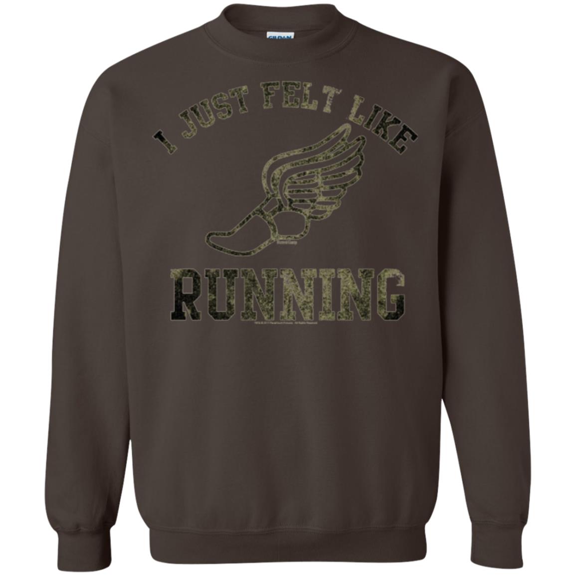 Movie T-shirt I Just Felt Like Running Dark Chocolate