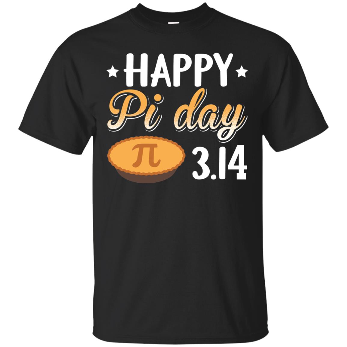 Happy Pi Day 3.14 Funny Math Lover T-shirt Black