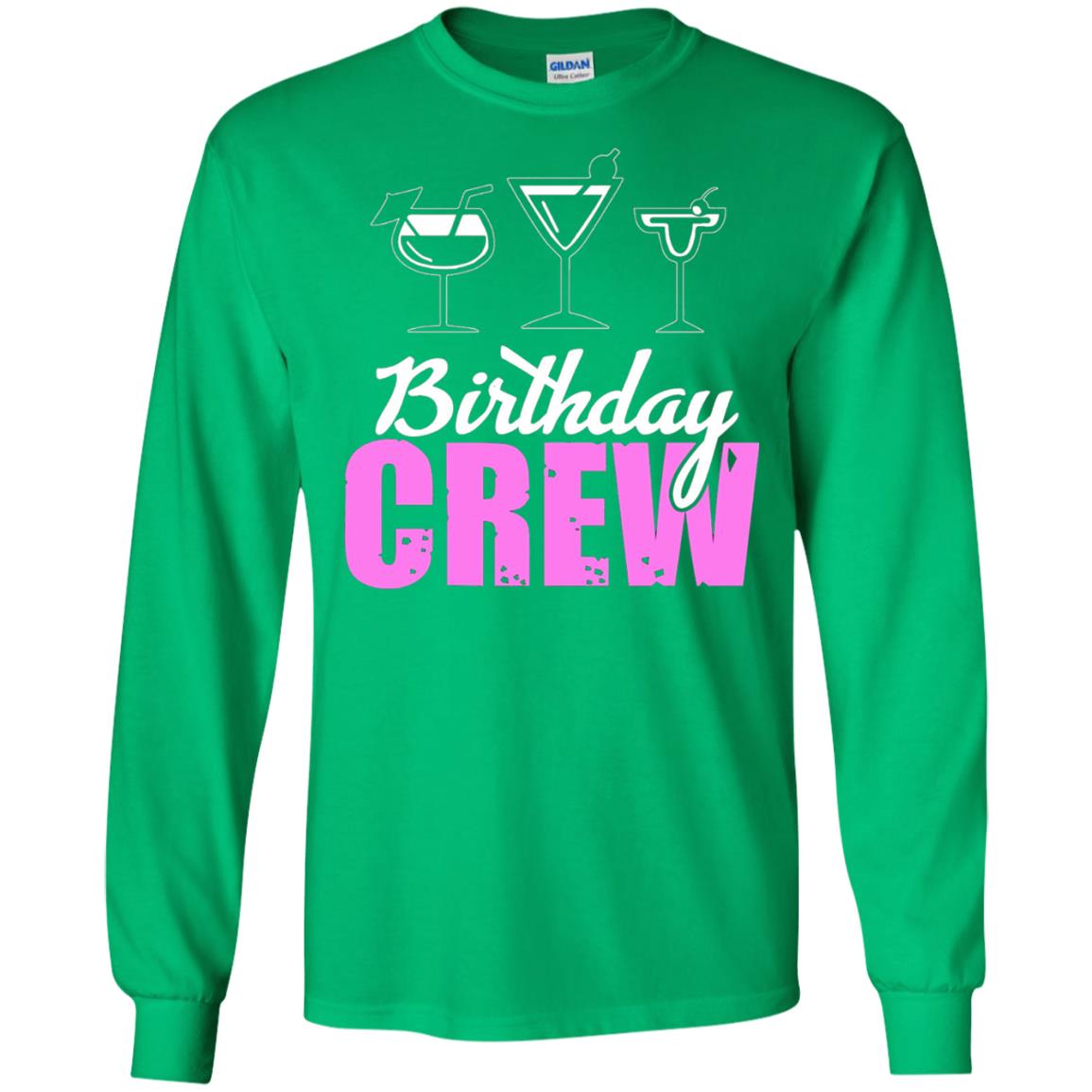 Birthday Crew Funny Girls Birthday Squad T-shirt Irish Green