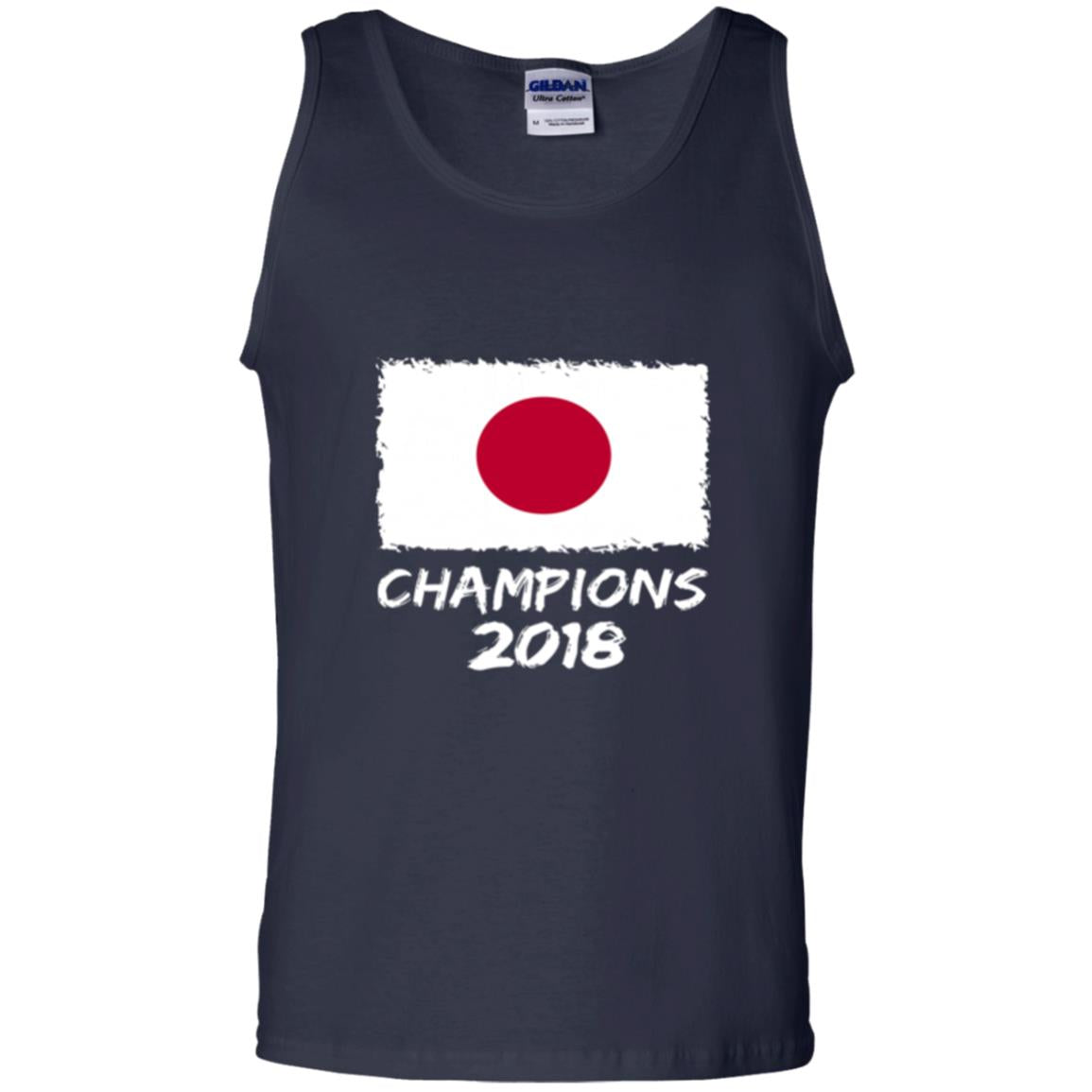 Football Lover T-shirt Japan Champions 2018 T-shirt Navy