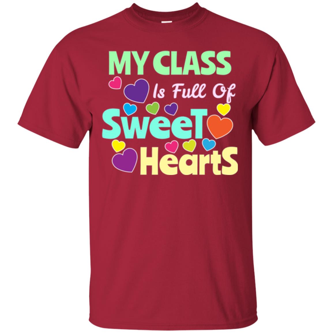 Valentines Day T-shirt I Love My Sweet Hearts Cardinal