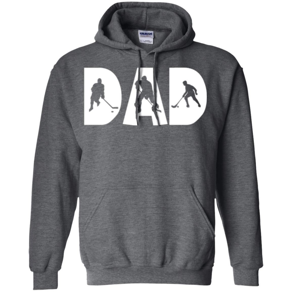Daddy T-shirt Hockey Lover Dark Heather