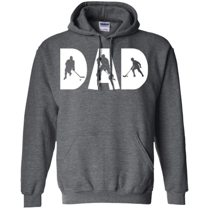 Daddy T-shirt Hockey Lover Dark Heather
