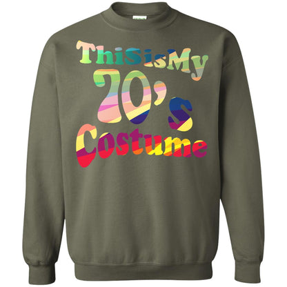 70s Halloween Costume 70s T-shirt For Women Men Girls Military Green