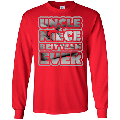 Uncle And Niece Best Team Ever Shirt For Uncle Or Niece Red