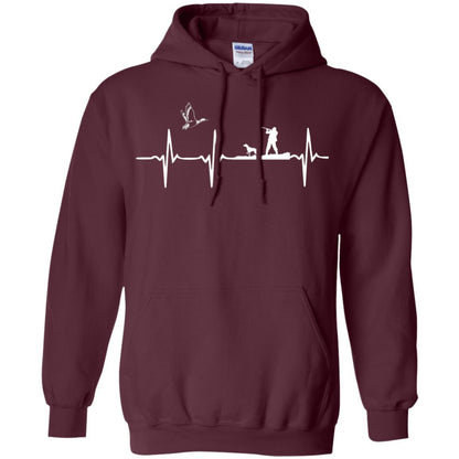 Hunter T-shirt Duck Hunting Waterfowl Maroon