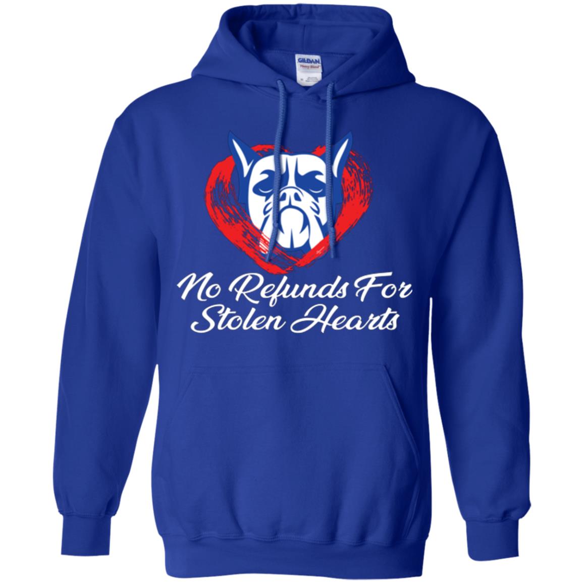 Dog Lover T-shirt No Refunds For Stolen Hearts Royal