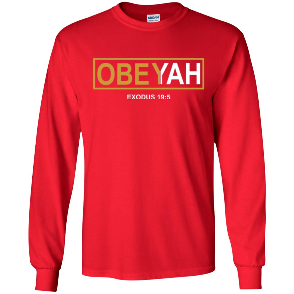 Yahweh Yahshua Yeshua Torah Hebrew Roots Movement T-shirt Red