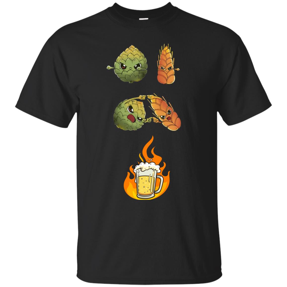 Beer Lover T-shirt Beer Fusion Black