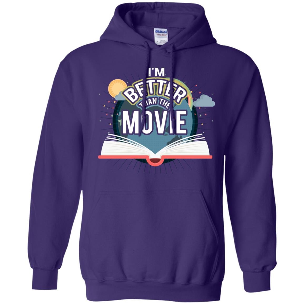 Im Better Than The Movie Bookworm T-shirt Purple