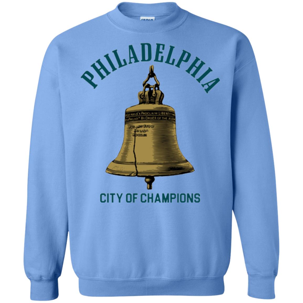 Football T-shirt Philadelphia City Of Champions Carolina Blue