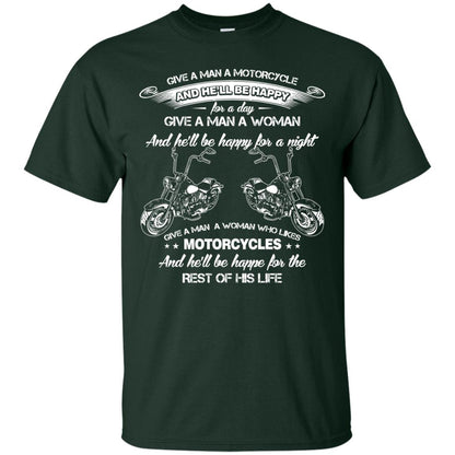 Give A Man A Motorcycle And He_ll Be Happy For A Day Forest