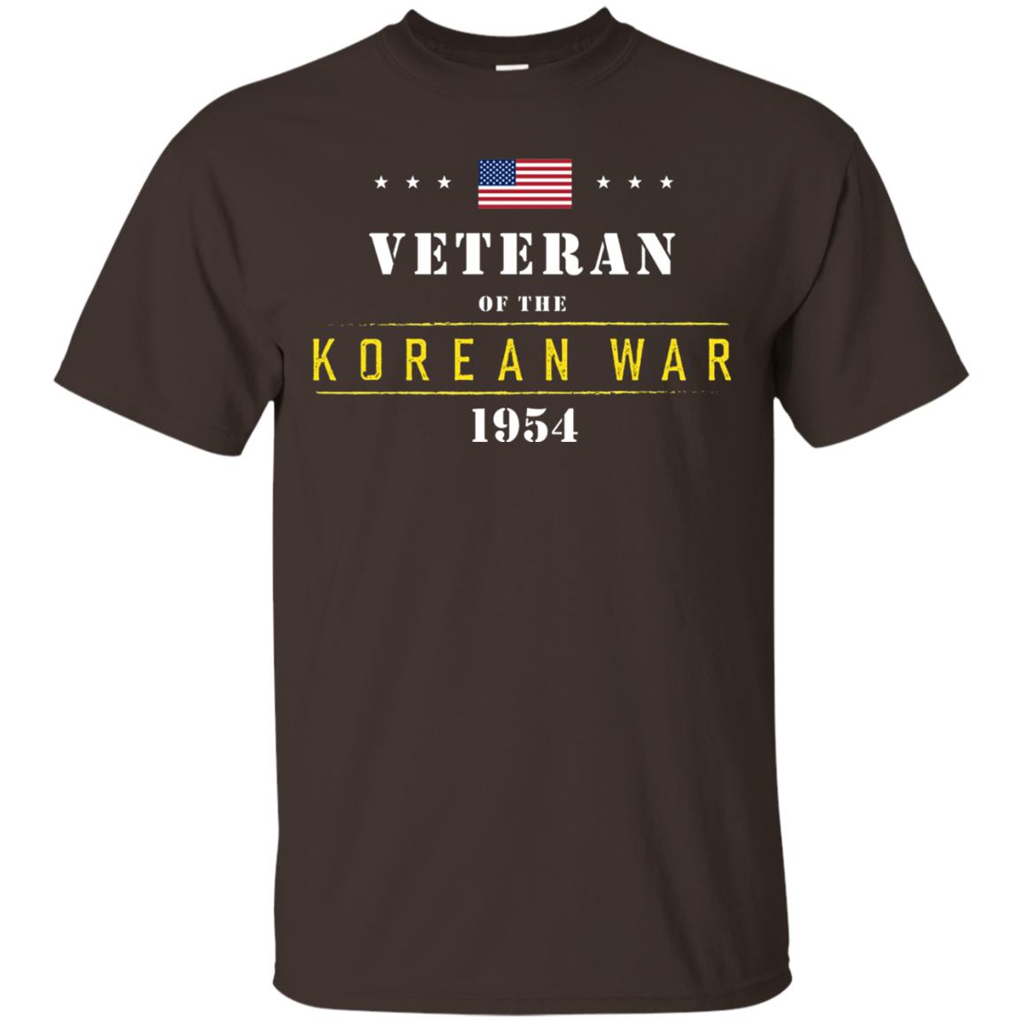 Veteran Of The Korean War 1954 T-shirt Dark Chocolate