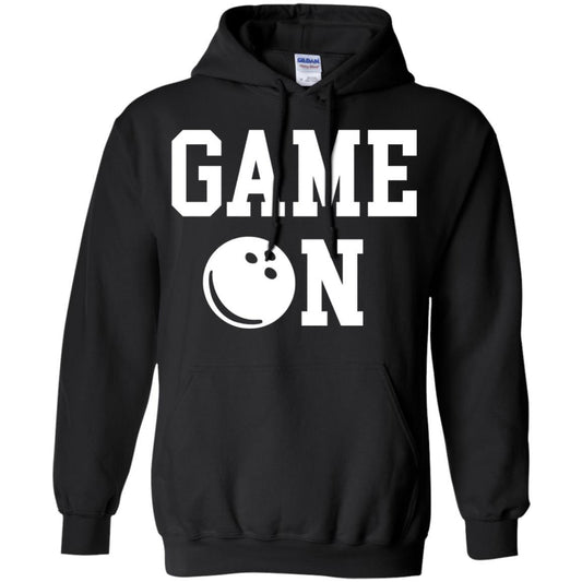 Bowler T-shirt Game On Bowling T-shirt Black
