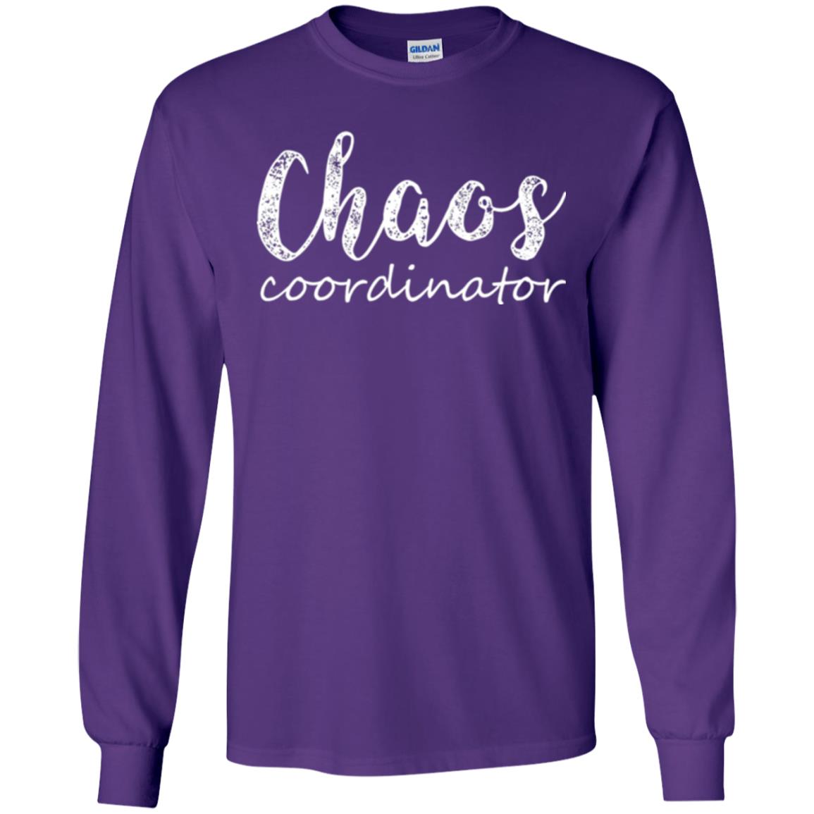 Chaos Coordinator T-shirt Mothers Day Gift Shirt Purple