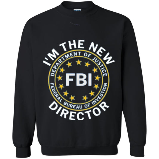 I Am The New Fbi Director With Emblem T-shirt Black
