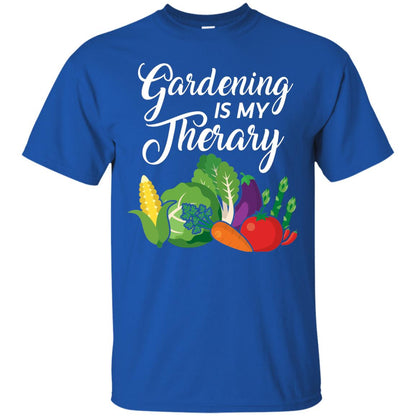 Gardening Is My Therapy Best Idea Shirt For Gardener Royal