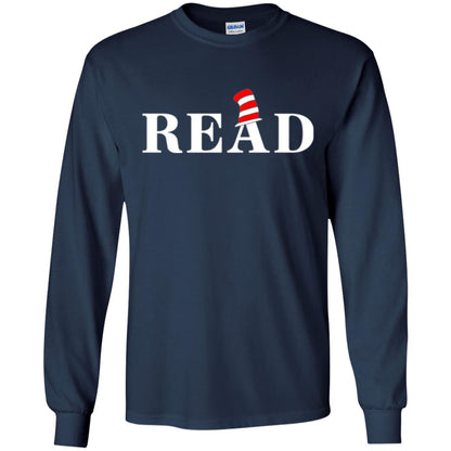 Read Book Lover National Wear Red Day T-shirt Navy