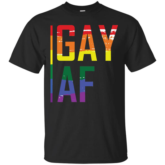 Gay Af Lgbt Pride Month 2018 Shirt Black