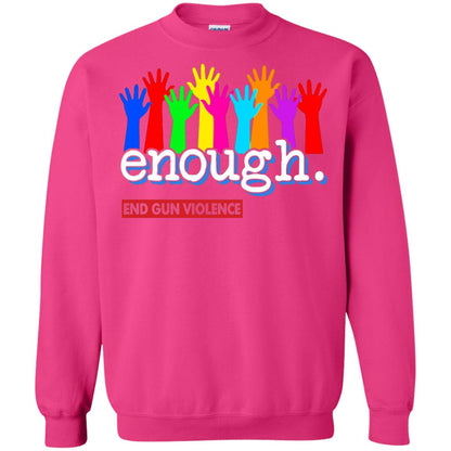 End Gun Violence Enough Gun Control T-shirt Heliconia