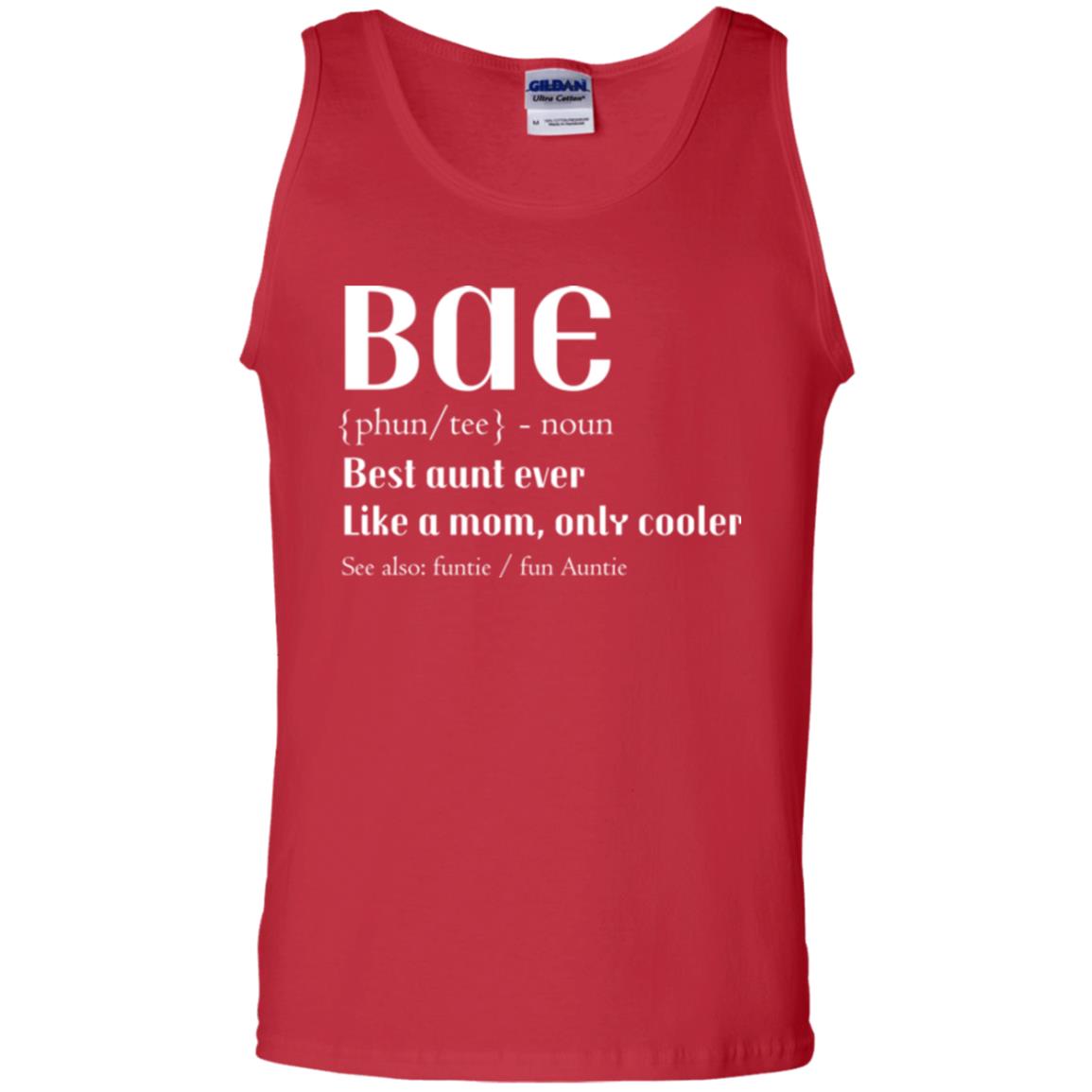 Bae Best Aunt Ever Shirt Red