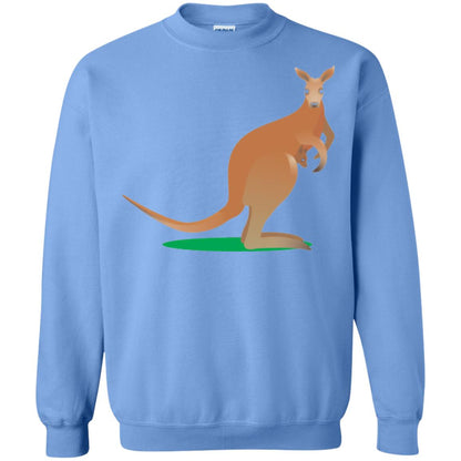 Mom Baby Kangaroo In Pouch Joey T-shirt Carolina Blue