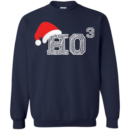 Christmas T Shirt Ho Ho Ho X 3 Third Power Navy