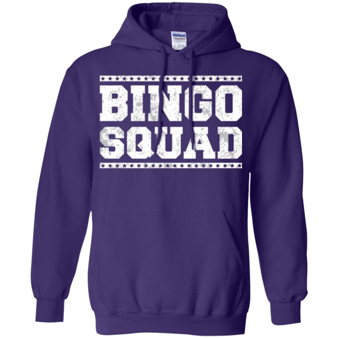 Bingo Squad Distressed Style Lucky Player T-shirt Purple