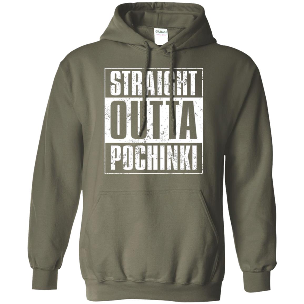 Gaming T-shirt Straight Outta Pochinki Military Green