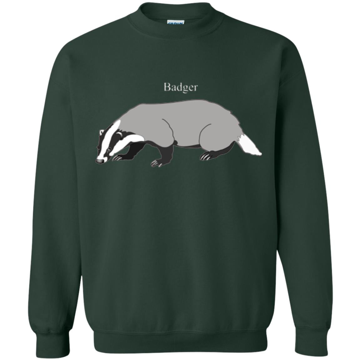 Fierce Badger T-shirt Forest Green