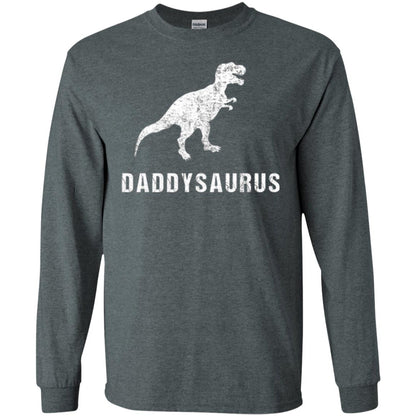 Dad T-shirt Daddysaurus Dark Heather