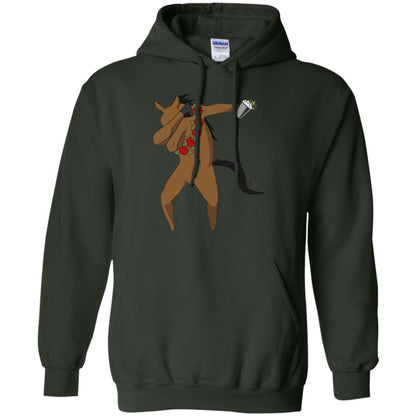 Derby Party 2018 Funny Dabbing Horse Shirt Forest Green