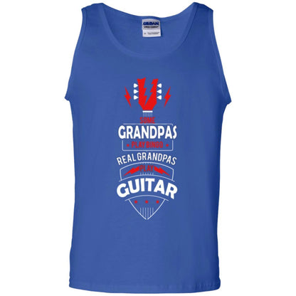 Papa T-shirt Some Grandpas Play Bingo Real Grandpas Play Guitar T-shirt