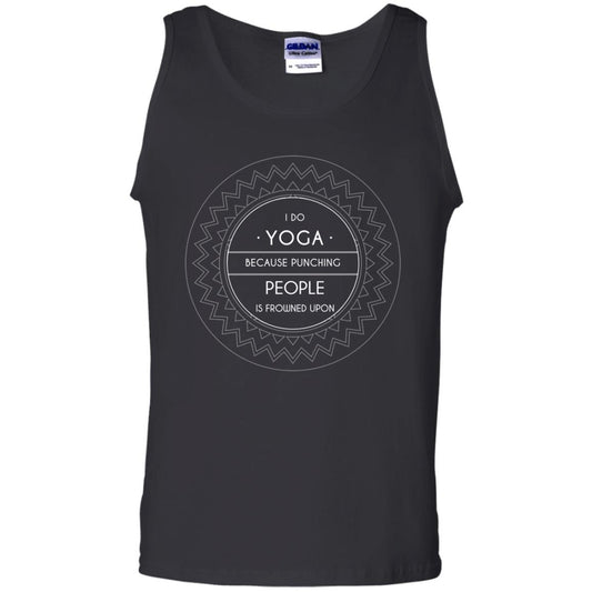 I Do Yoga Because Punching People Is Frowned Upon Yoga Lovers Shirt Black