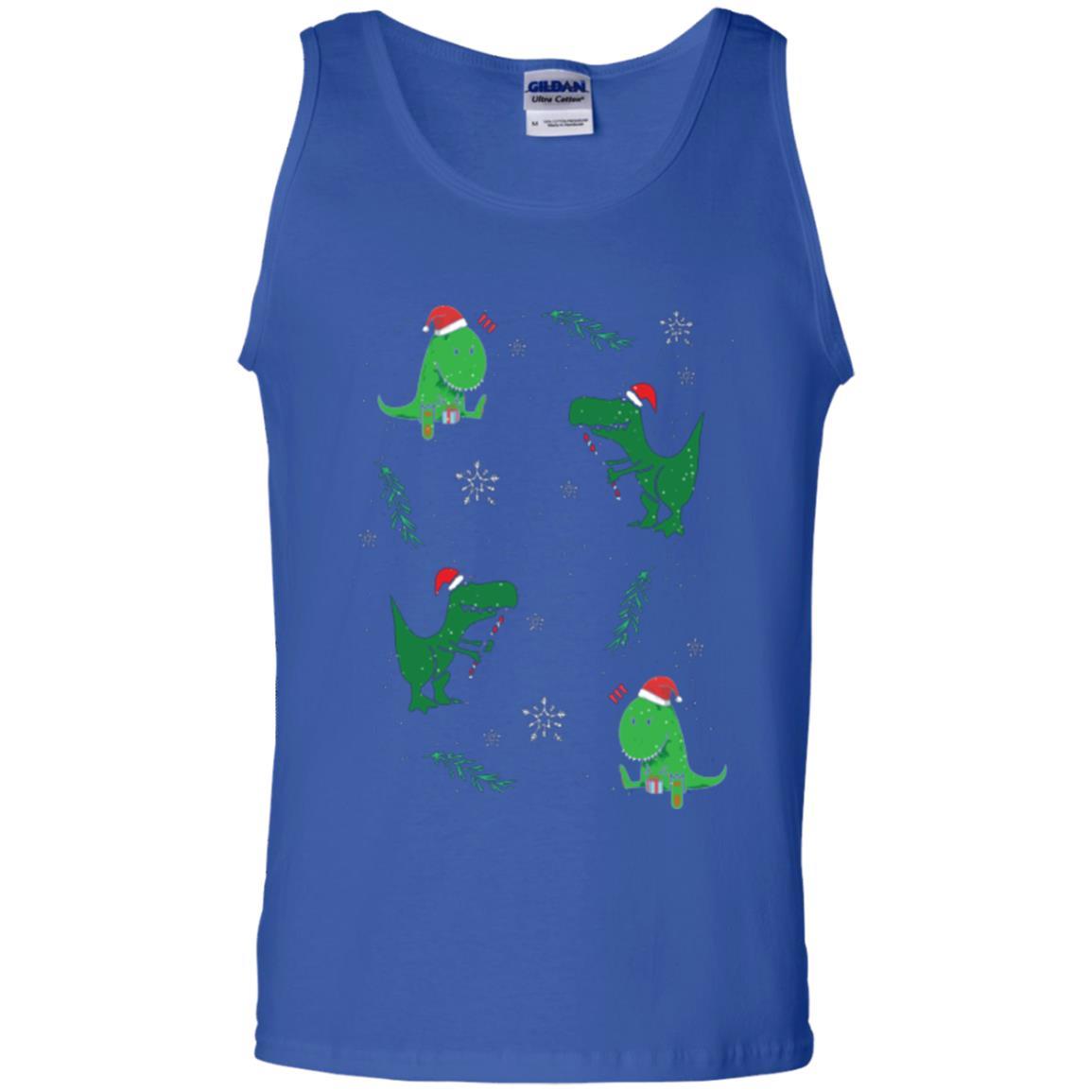 Funny Christmas T-shirt Merry Christmas Dinosaur Royal