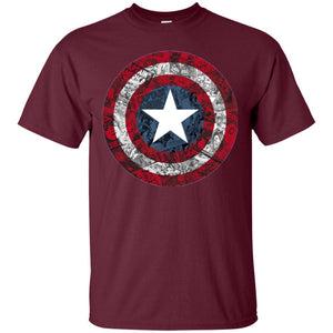 Film T-shirt Captain America Avengers Shield Comic Graphic